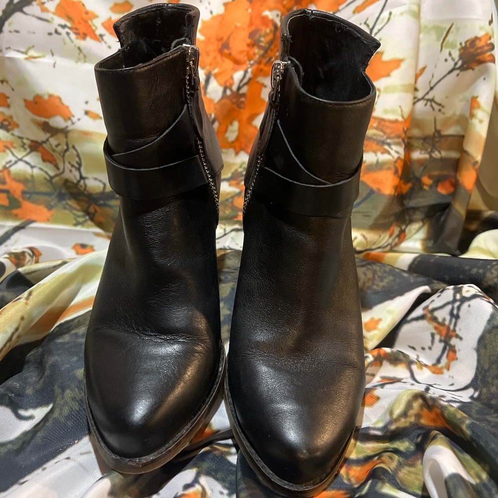 The Wishbone Collection Moto Leather Boots